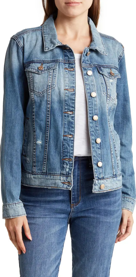 STS Blue Distressed Denim Trucker Jacket | Nordstromrack | Nordstrom Rack