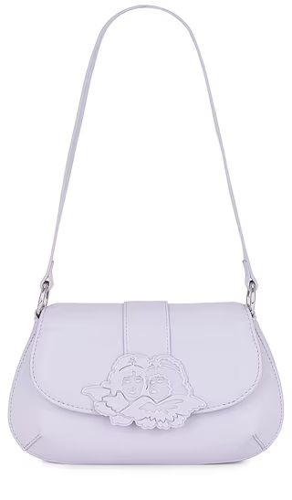 Angel Plaque Shoulder Bag in Lilac | Revolve Clothing (Global)
