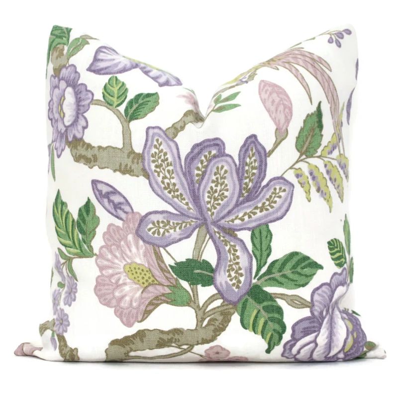 Schumacher Pillow Cover Timothy Corrigan Lavender Huntington Gardens Decorative Pillow Cover, Tos... | Etsy (US)