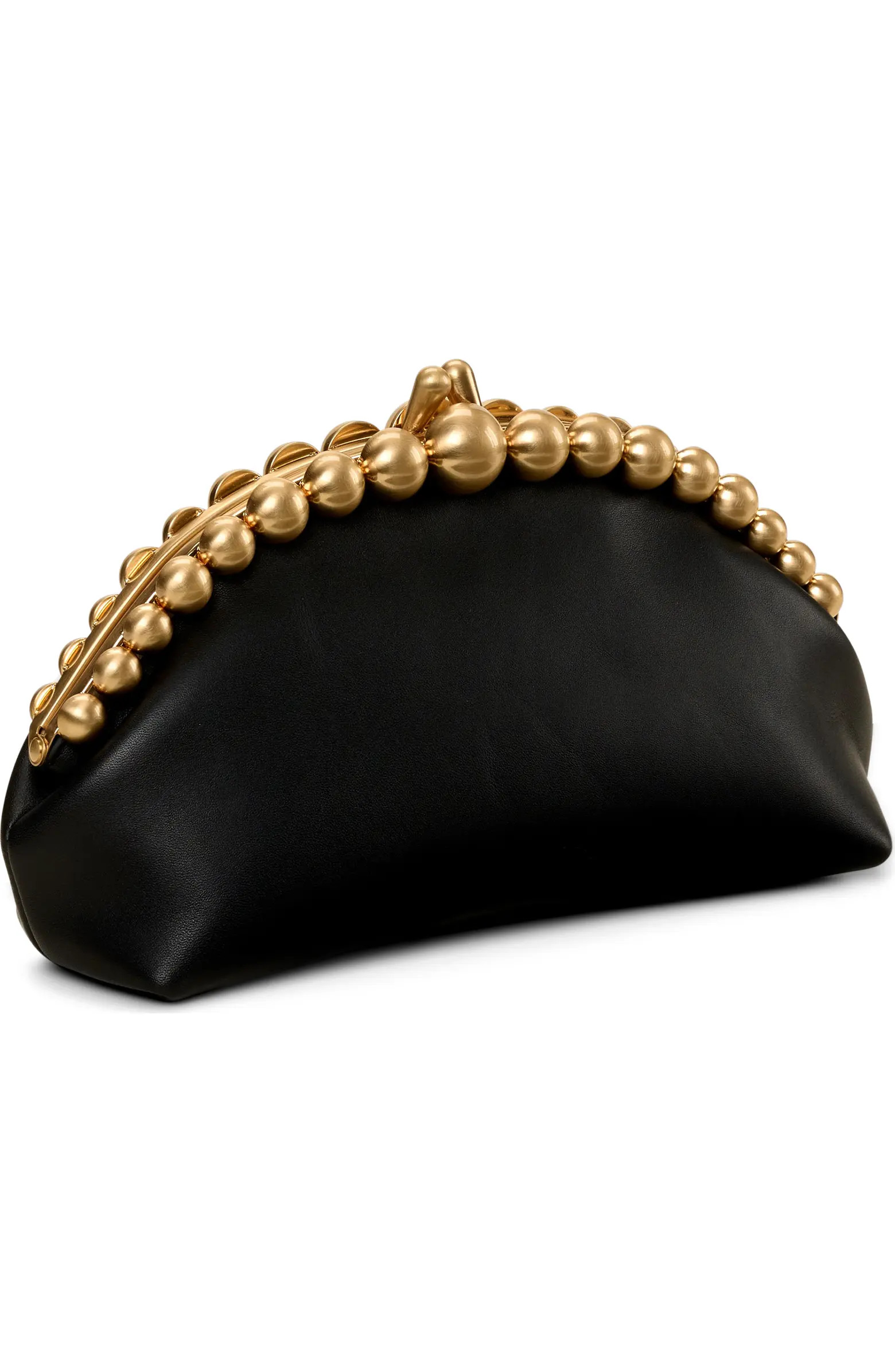 Cult Gaia Una Leather Frame Clutch | Nordstrom | Nordstrom