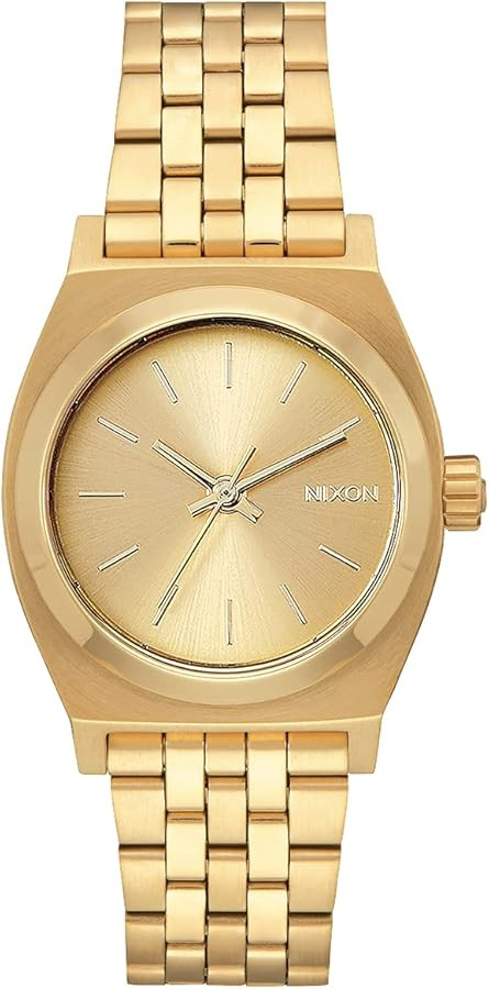 Nixon Medium Time Teller A1130. 100m Water Resistant Women’s Watch (31 mm Stainless Steel Watch... | Amazon (US)