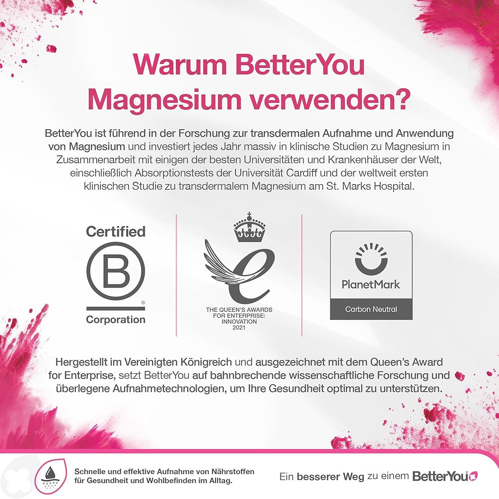 BetterYou Magnesium Oil Body Spray - Supports Natural Muscle Recovery and Function - Helps Your S... | Amazon (US)