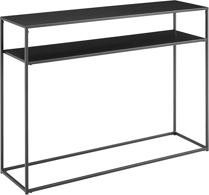 Crosley Furniture Braxton Sofa Console Table with Storage Shelf for Hall, Entryway, or Living Roo... | Amazon (US)