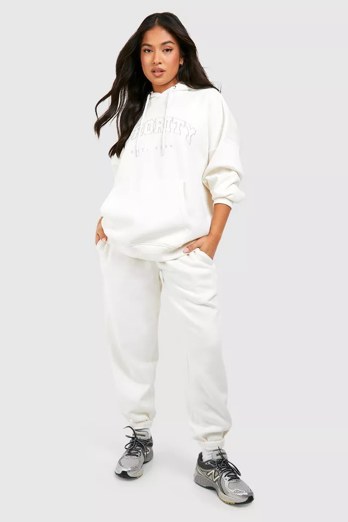Petite Sorority Hooded Tracksuit | boohoo (US & Canada)