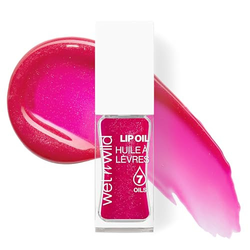 wet n wild Lip Oil - Lightweight, Non-Sticky, Hydrating & Nourishing Formula with 7 Conditioning Oils, Vegan & Cruelty-Free - Dress Code | Amazon (US)