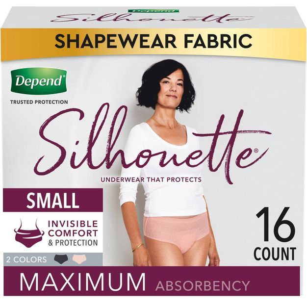 Depend Silhouette Incontinence Fragrance Free Underwear for Women with Maximum Absorbency - Pink | Target