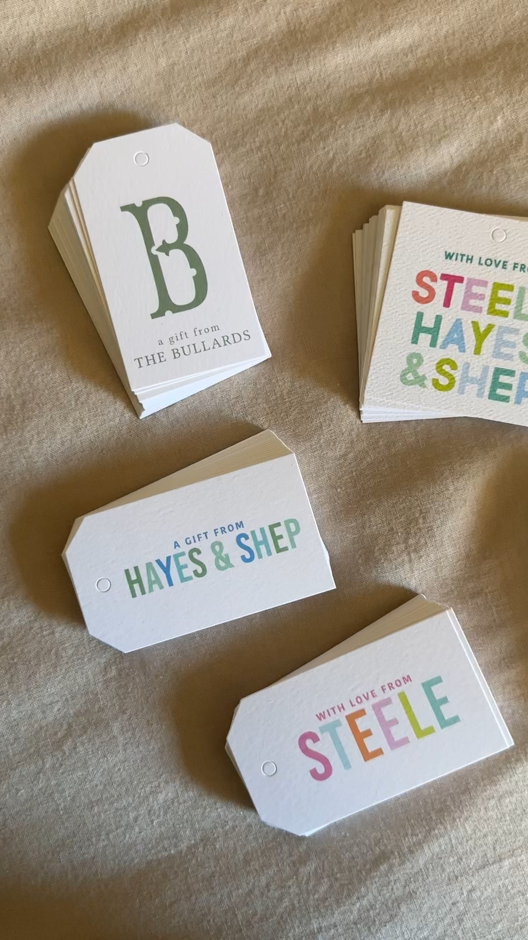 stocked up on personalized gift tags to keep on hand. both of these Etsy sellers were great to work with and helpful with my customization requests!

gift tags | kids party ideas | gifting | hostess | hostess gift | wedding gift | birthday present 

#LTKKids #LTKParties #LTKFamily