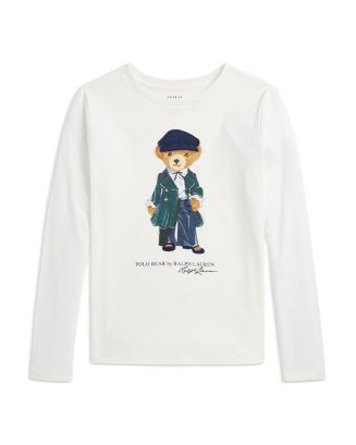 Ralph Lauren Girls' Polo Bear Tee - Little Kid, Big Kid  | Bloomingdale's Ralph Lauren Kids | Bloomingdale's (US)
