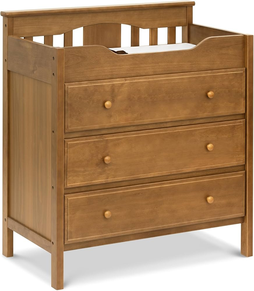 DaVinci Jayden 3-Drawer Changer Dresser, GREENGUARD Certified, Chestnut | Amazon (US)