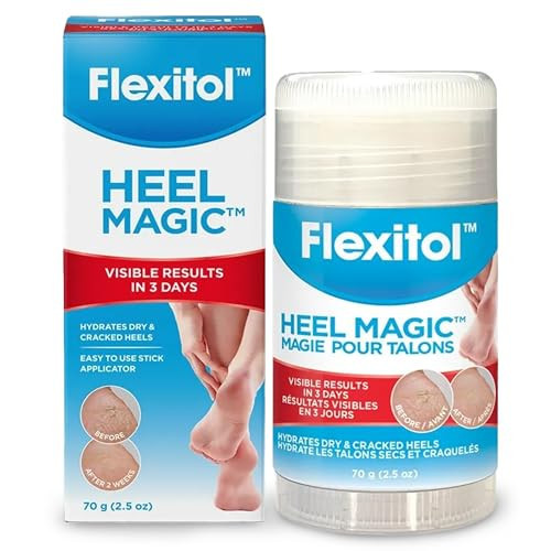 Flexitol Heel Magic Stick, Cracked Heel Cream & Foot Balm, Urea-Based Moisturizing Stick with Shea Butter & Vitamin E, 2.5 oz | Amazon (US)