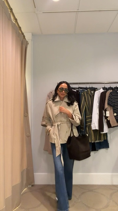 I’ll be reaching for this cropped trench coat all season long! It’s lightweight, easily transitions into fall and so chic with the belted detail! Wearing size S white tee, size M cotton trench coat, jeans fit tts 

Nordstrom anniversary sale, Nsale, Nordstrom sale, fall outfit, fall fashion, dinner outfit, casual outfit, casual chic outfit, pistola jeans, designer jeans, denim

#LTKSaleAlert #LTKSeasonal #LTKootd