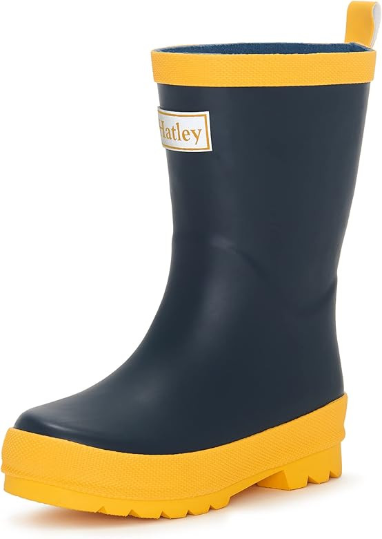 Hatley Unisex-Child Solid Rain Boots | Amazon (US)