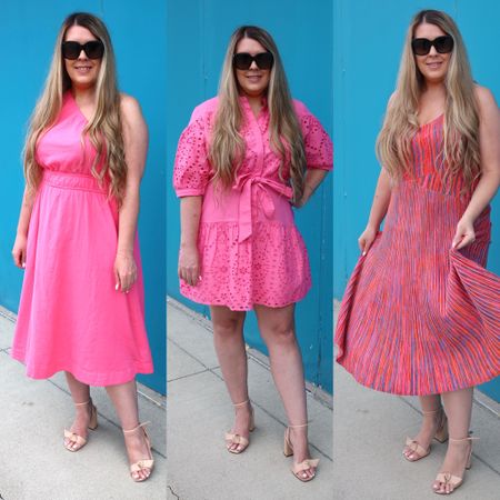 #WalmartPartner I am loving all the pink dress options on Walmart this summer! All TTS, and my heels are marked down to $15 today! 

Walmart scoop 
Walmart fashion finds 
Walmart fashion 
Walmart deals 


#walmartfinds
#neutralheels
#pinkdress


#LTKstyletip #LTKwedding #LTKcurves #LTKunder50 #LTKFind #LTKU #LTKSeasonal