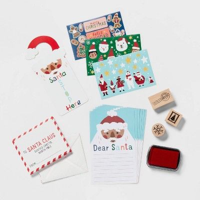20pc Santa Paper Stationery Kit - Wondershop™ | Target
