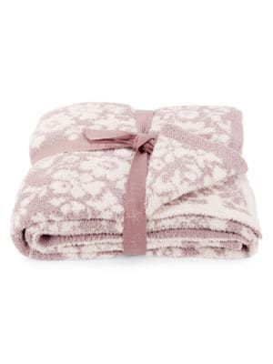 Barefoot Dreams Floral Fuzzy Throw Blanket on SALE | Saks OFF 5TH | Saks Fifth Avenue OFF 5TH