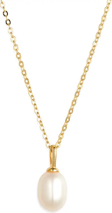 Demi Fine Dainty Freshwater Pearl Pendant Necklace | Nordstrom