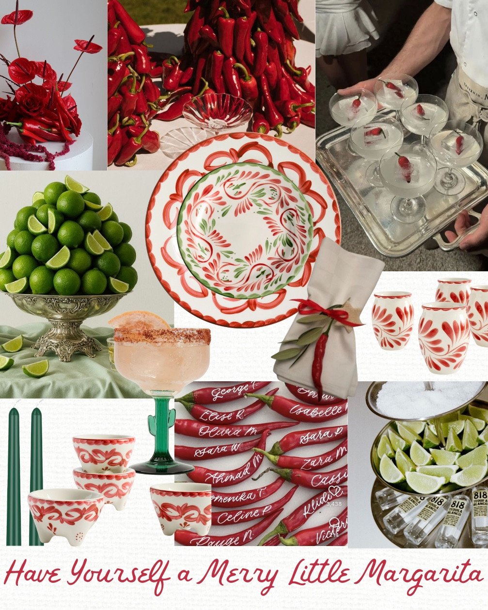 Have Yourself a Merry Little Margarita...cause margaritas are for every season!! Not to mention, these plates are perfect to reuse for Cinco de Mayo! 

 #LTKHoliday #LTKSeasonal #LTKHome