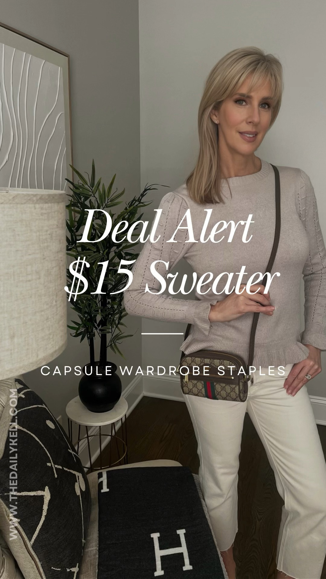 This sweater is on sale for under $15 and it delivers on style and quality.  

Comes in multiple colors.  I’m wearing it in ZZ Grey in a size small. Can be dressed up or down from casual to work to date night.  

Paired with Frank and Eileen cropped denim jeans (on sale under $100), gold loafers and a crossbody bag.  I’ve also tagged a similar bag that is budget friendly.  

#LTKsalealert #LTKover40 #LTKstyletip