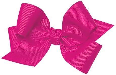 Wee Ones Girls' Medium Classic Grosgrain Hair Bow on a WeeStay No-Slip Hair Clip w/Knot Wrap Cent... | Amazon (US)