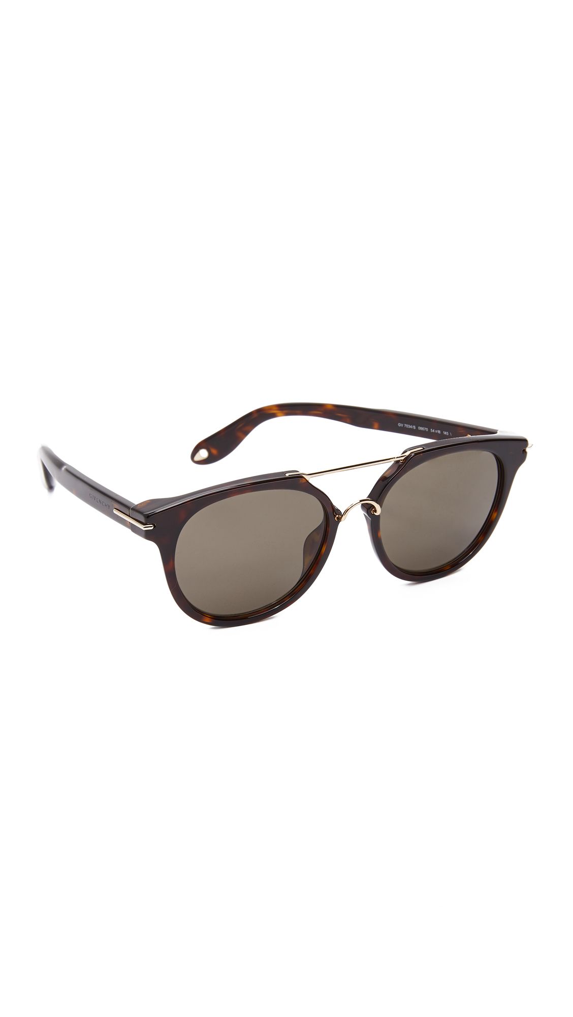 Round Aviator Sunglasses | Shopbop
