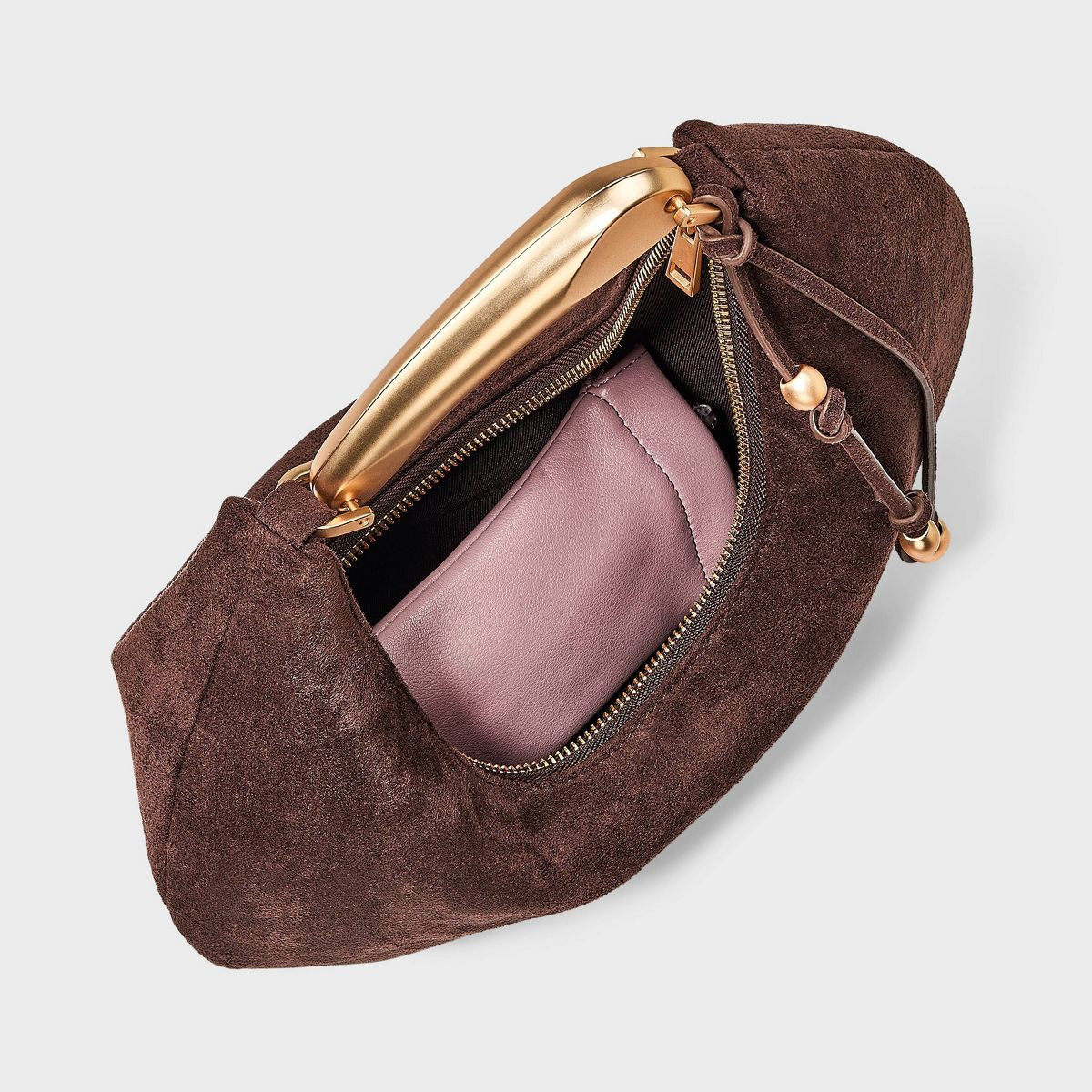 Metal Handle Crescent Handbag - A New Day™ | Target