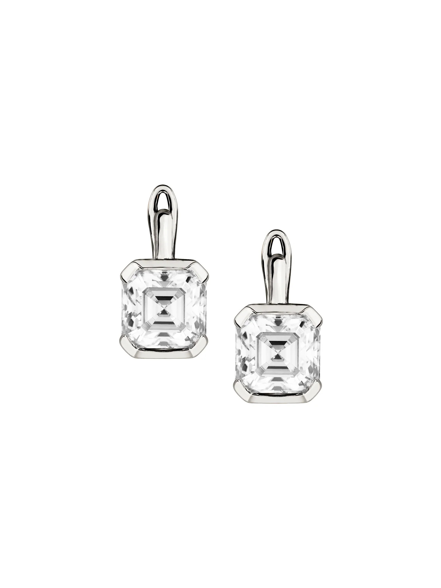 INÈS ASSCHER-CUT EARRINGS IN MOISSANITE | Dorsey