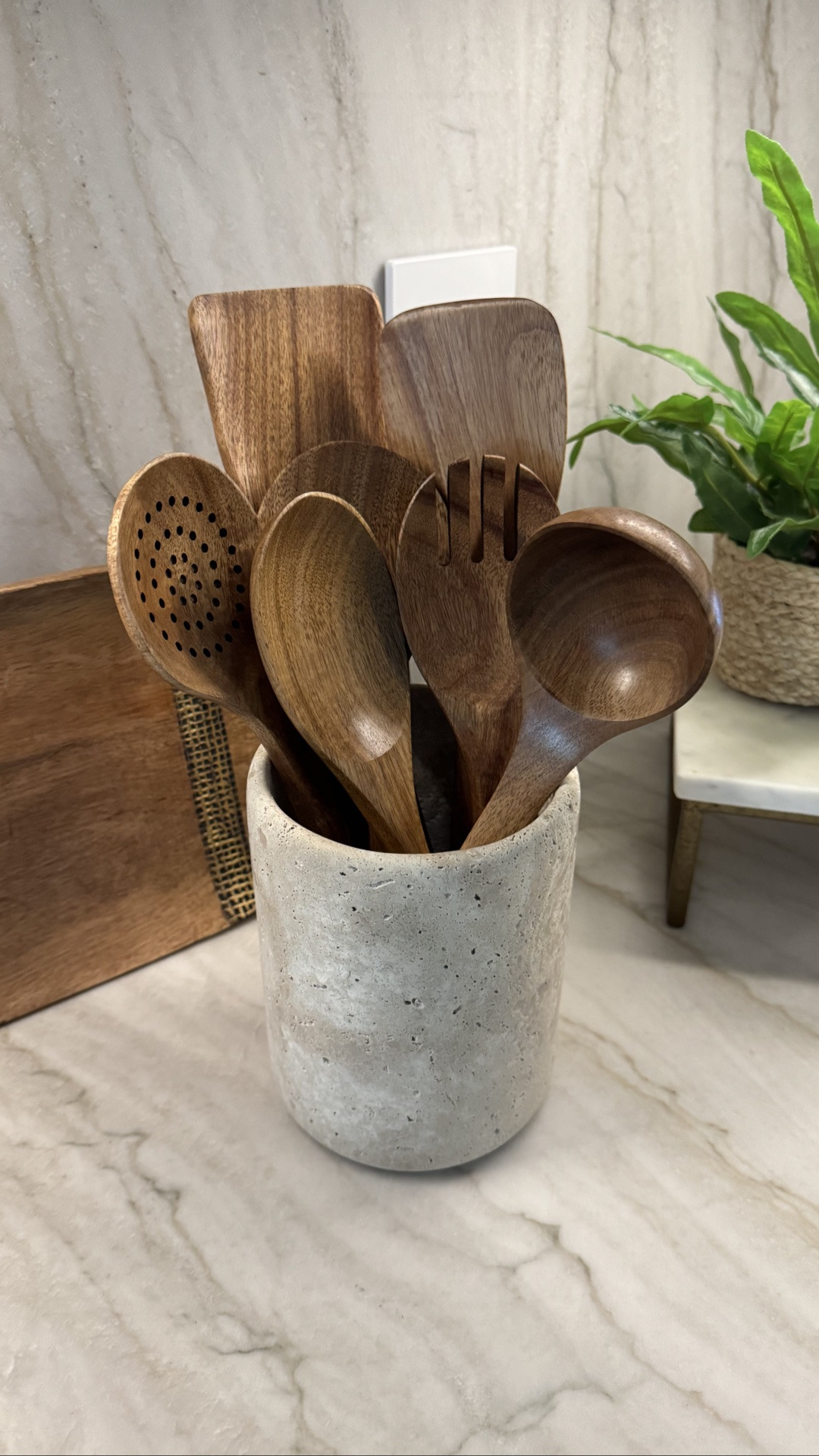 The prettiest utensil holder upgrade for our organic earthy kitchen!

#kitchenfinds #kitchenutensils #utensilholder #organickitchen

#LTKHome #LTKSaleAlert #LTKOver40
