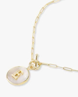 Love Letters Medallion Necklace - Gold | Melinda Maria