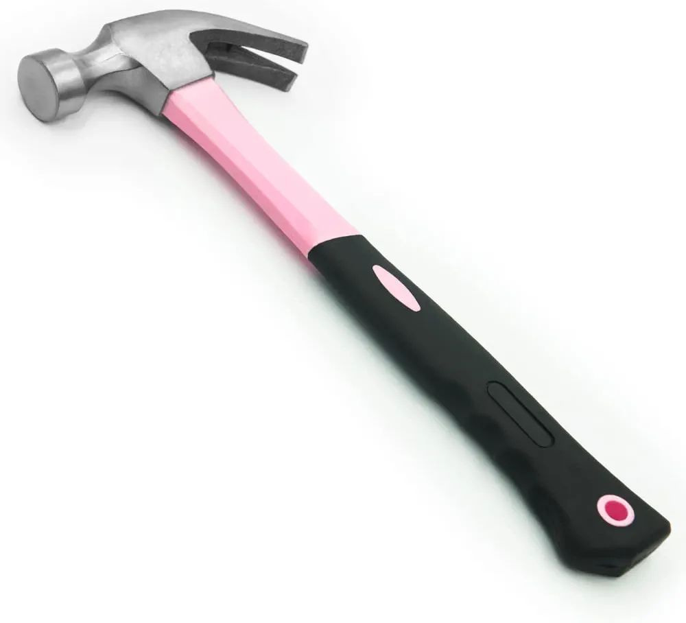 Pink Power 16oz Pink Hammer – Small Hammer for Women – Mini Claw Hammer for Pink Tools – DI... | Amazon (US)