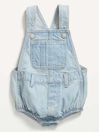 Unisex Jean Overall Romper for Baby | Old Navy (CA)