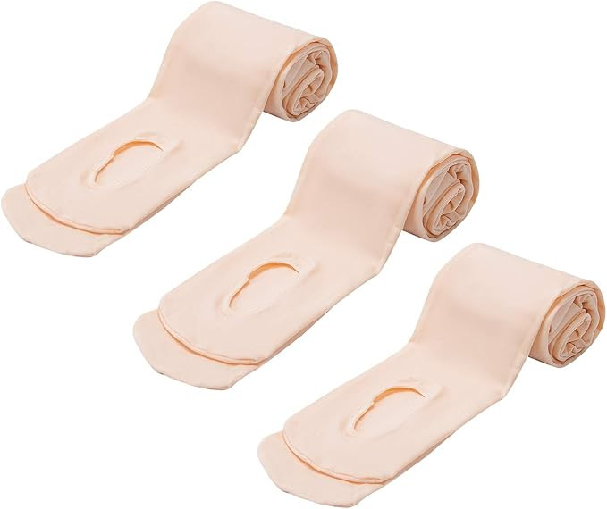 MANZI Womens Girls Solid Color Comfortable Convertible Ballet Tights 1-3 Pairs Pack | Amazon (US)
