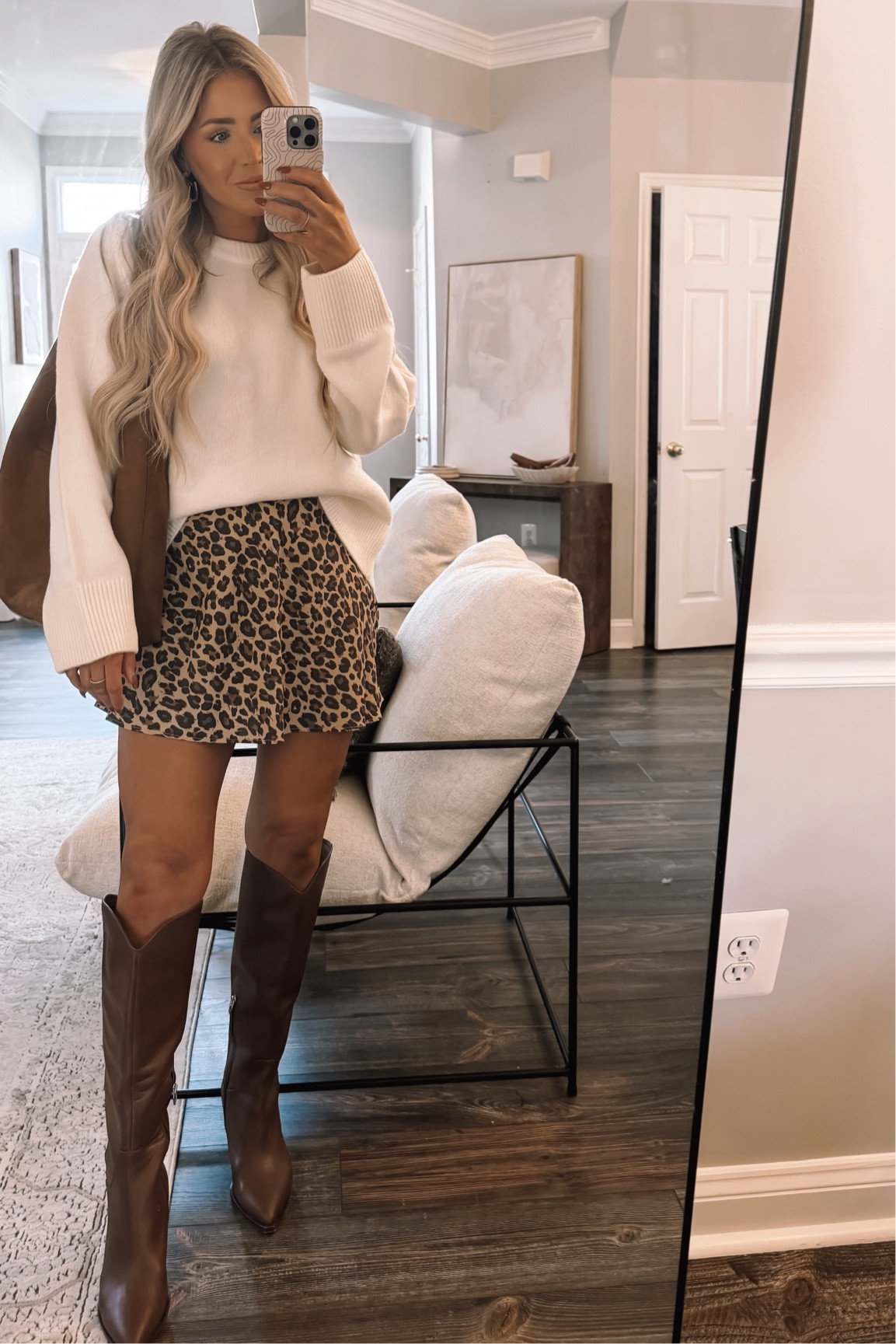 Another way to style this leopard skirt! Love a chunky sweater.

#LTKSeasonal #LTKStyleTip #LTKFindsUnder100