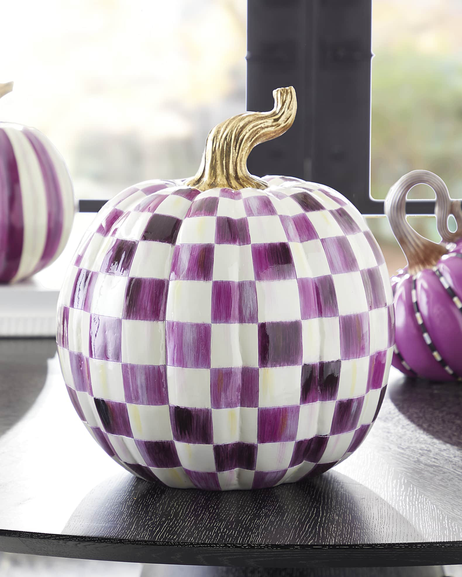 Plum Stripe Pumpkin, Medium | Neiman Marcus