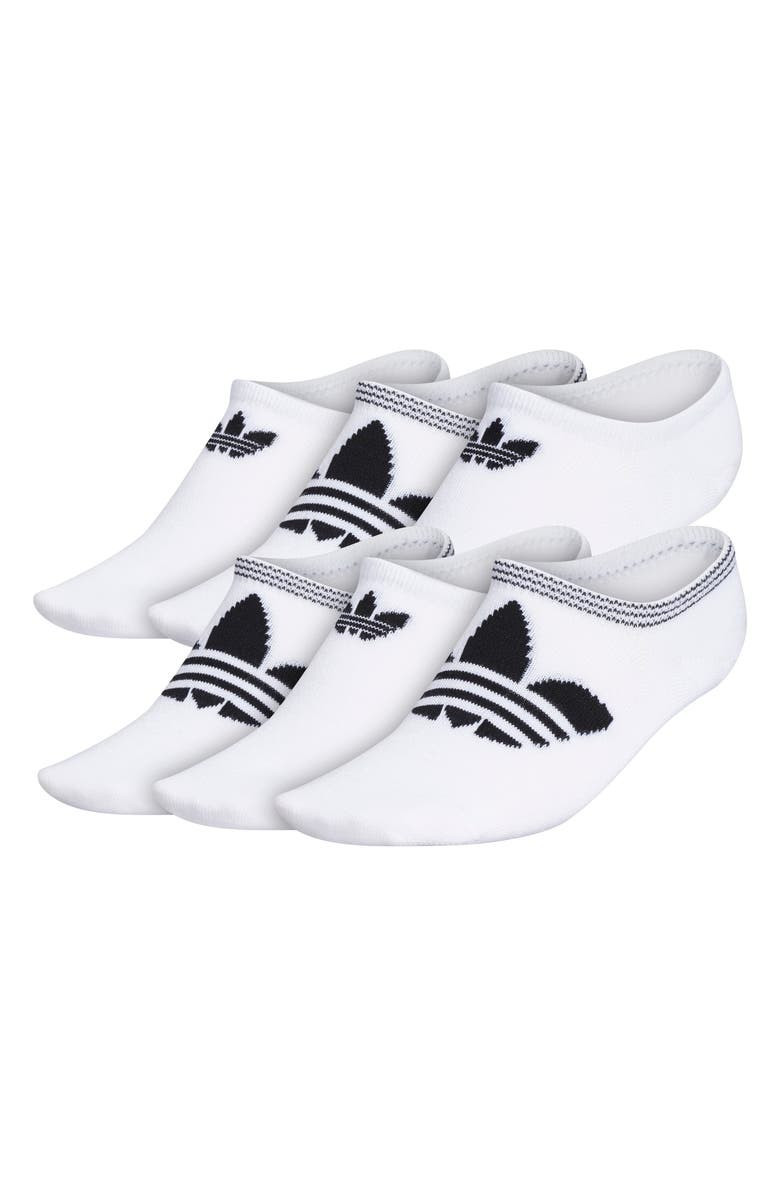 6-Pack Trefoil Logo No-Show Socks | Nordstrom