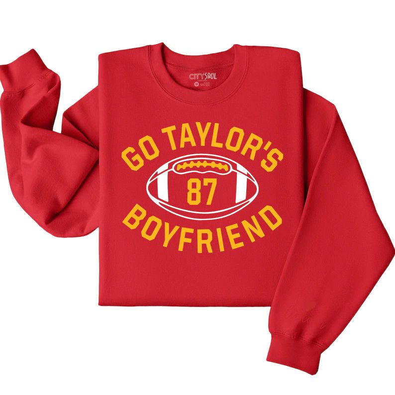 Go Taylors Boyfriend Funny Travis Kelce Taylor Shirt 87 Kansas City Football Shirts Funny Taylor ... | Etsy (US)