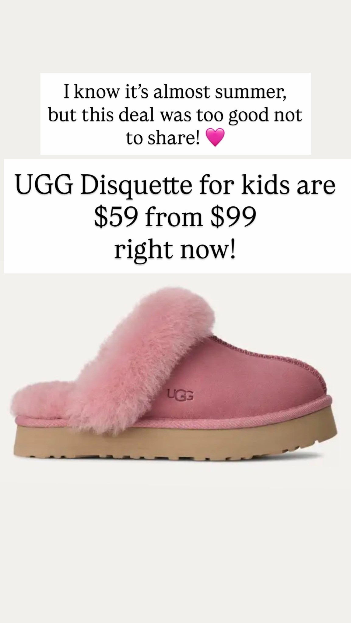 UGG Disquette slippers are on sale!!!

#LTKKids #LTKSaleAlert