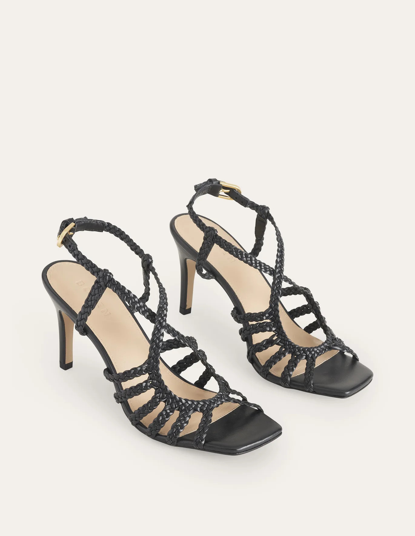 Woven Multistrap Heeled Sandal | Boden (UK & IE)