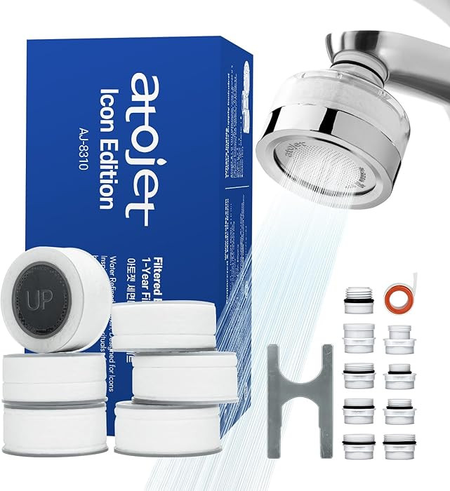 Cleansing Washbasin Faucet Filter Inspired By Korea's Beauty Culture - Pure Carbon Filters for Ba... | Amazon (US)