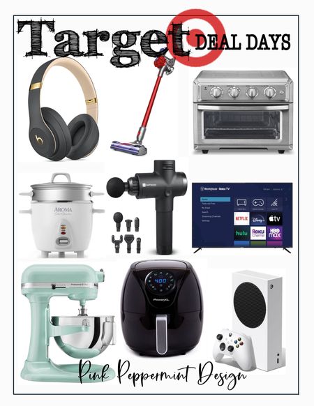 Target Deal Days are here! TVs Beats Headphones, Air Fryers, Rice Cookers, Vacuums and more! Get those Christmas gifts checked off your list now and on sale! 🎯 

Christmas Decor | Holiday Style | Christmas Decorations | Christmas Home Decor | Holiday Home Decor | Entertaining | Target Christmas | Walmart Christmas | Amazon Christmas | Target Christmas Decor | Walmart Christmas Decor 

Target Deal Days | Target Deals | Target Sale | Target Home | Vacuum | TV Deals | Kitchen Aid Mixer | Electronics Deals | Gift Ideas | Gift Deals 

#LTKHome #LTKSaleAlert #LTKUnder50 #LTKUnder100 #LTKStyleTip #LTKit 

#LTKHoliday #LTKhome #LTKsalealert