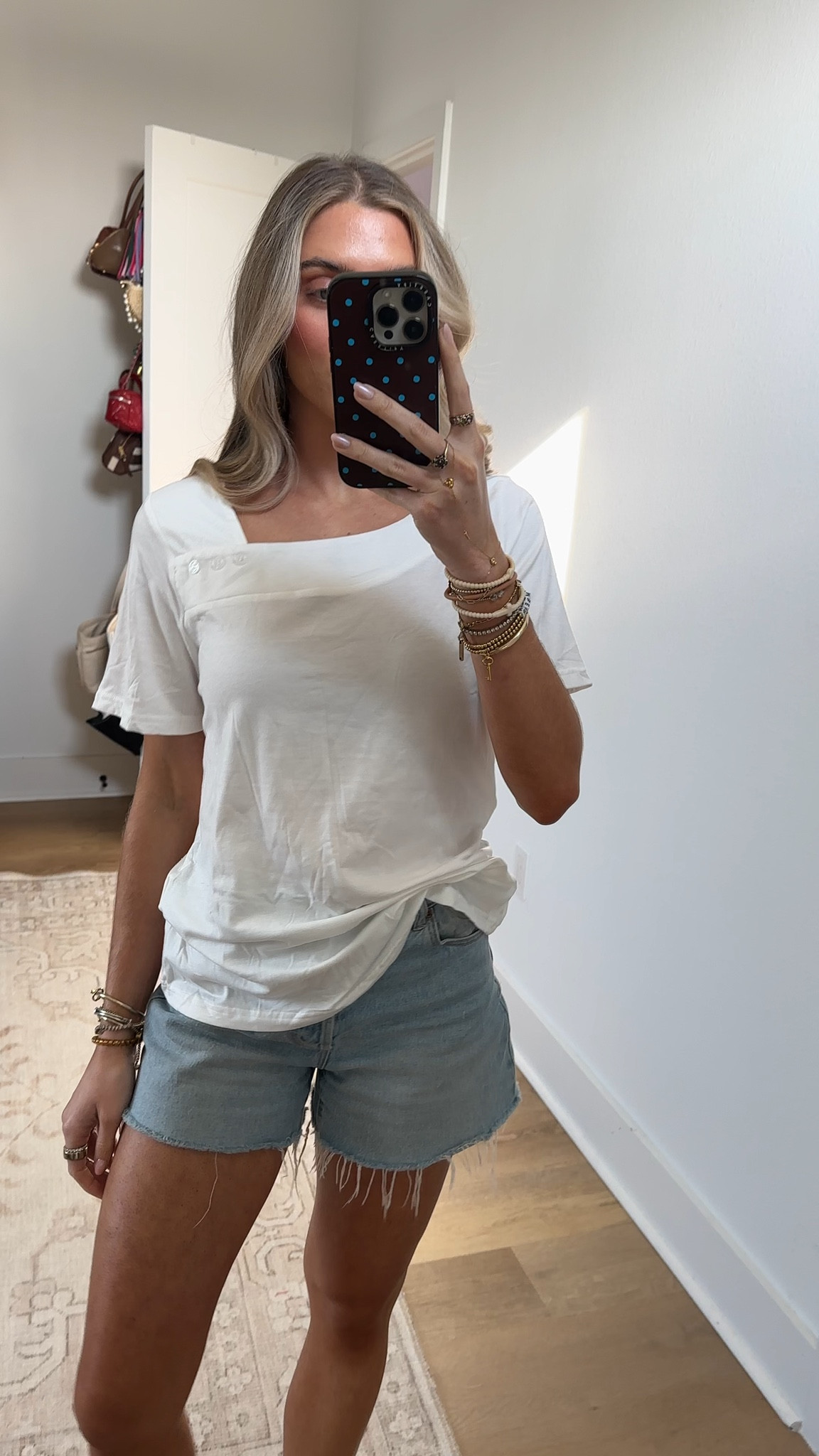 Amazon size small Soesdemo Short Sleeve Shirts for Women Asymmetrical Square Neck with Button Tops Casual Flowy Lightweight Summer Blouses

#LTKootd #LTKSeasonal #LTKSaleAlert