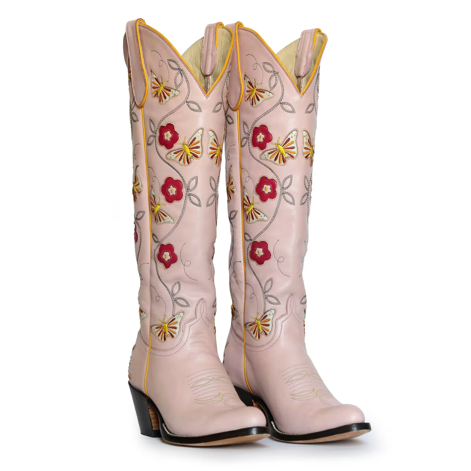 Sunshine Blush Pink Cowboy Boots | Wolf & Badger