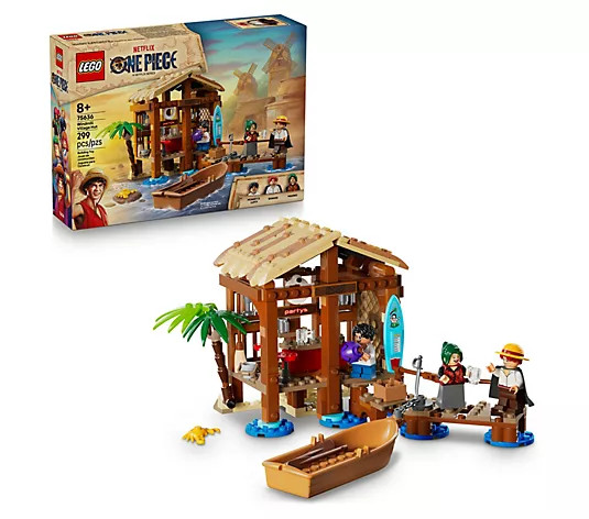 Make Your Selection: LEGO ONE PIECE Windmill Village Hut Building Kit 75636 | QVC