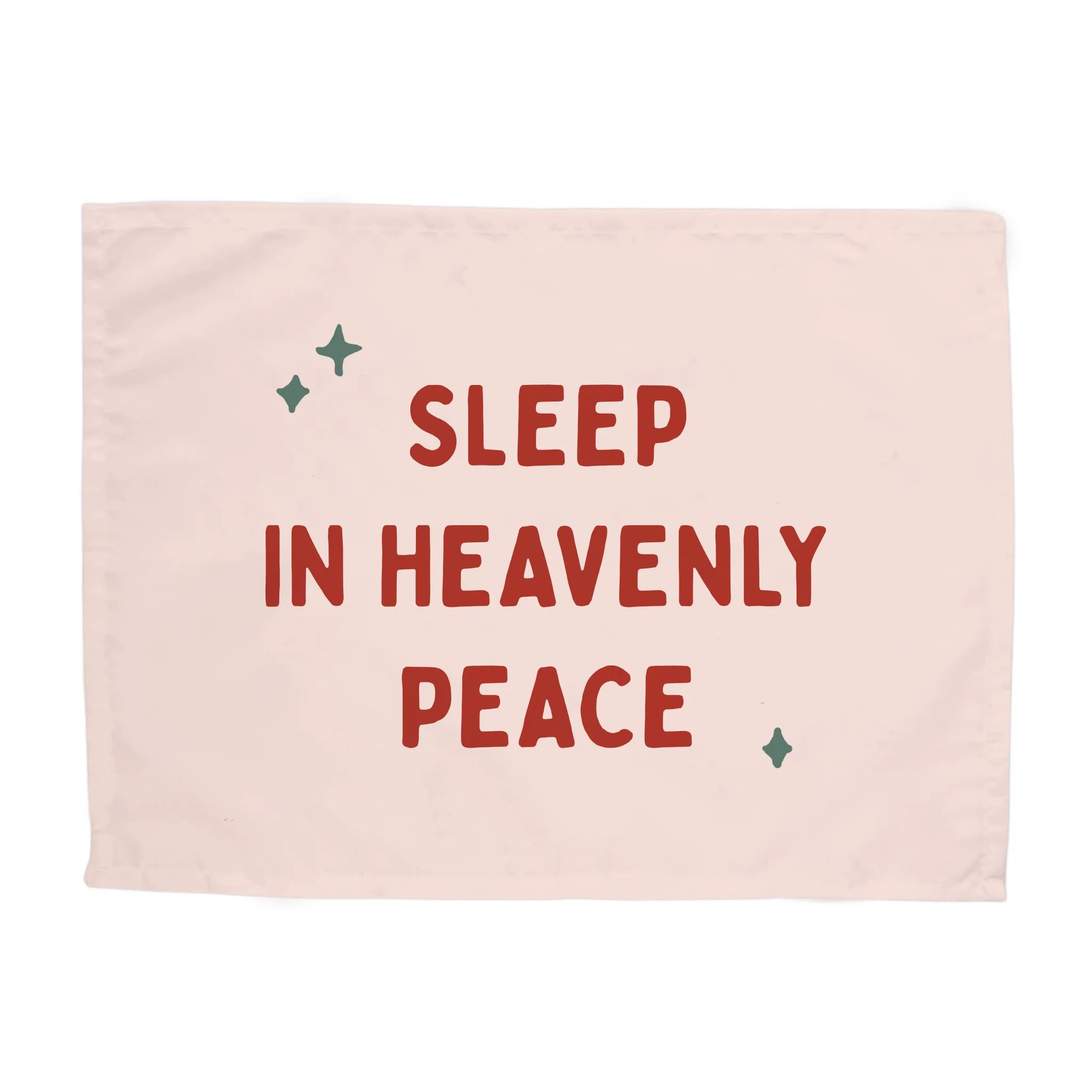 {Pink & Red} Sleep in Heavenly Peace Banner | Hunny Prints