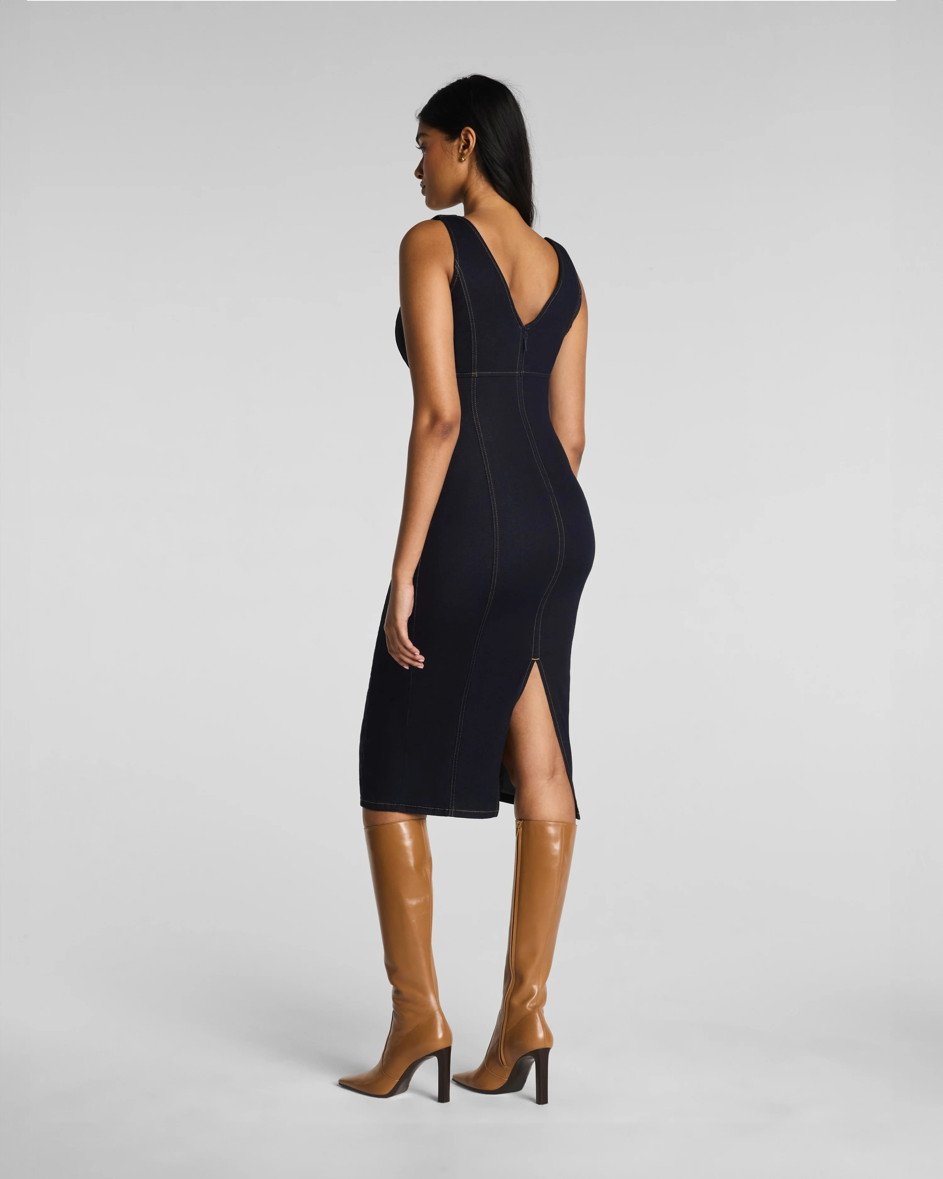 SPANX® Denim Midi Dress | Spanx