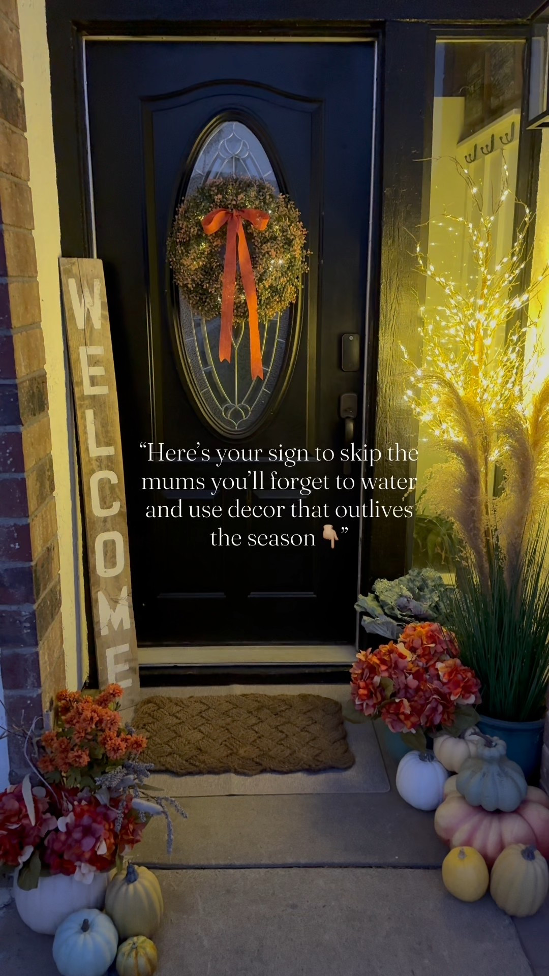 Autumn Decorations, Fall porch, Fall home decor, home tips, faux florals, porch decorations, outdoor refresh, home advice, pre lit wreath, seasonal home decor, pumpkinspiceseason, affordable faux plants that last beyond the season, heirloom pumpkins, outdoor pumpkins, outdoor Fall decorr

#LTKHoliday #LTKHome #LTKSeasonal