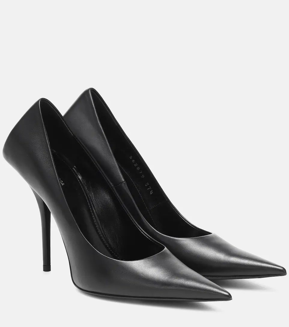 Square Knife leather pumps | Mytheresa (DACH)