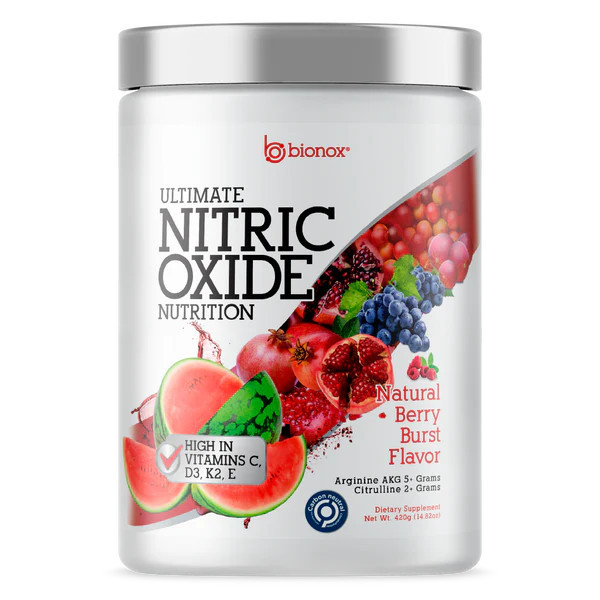 Ultimate Nitric Oxide Nutrition Berry Burst Flavor - Large - 30 Day Supply | Bionox