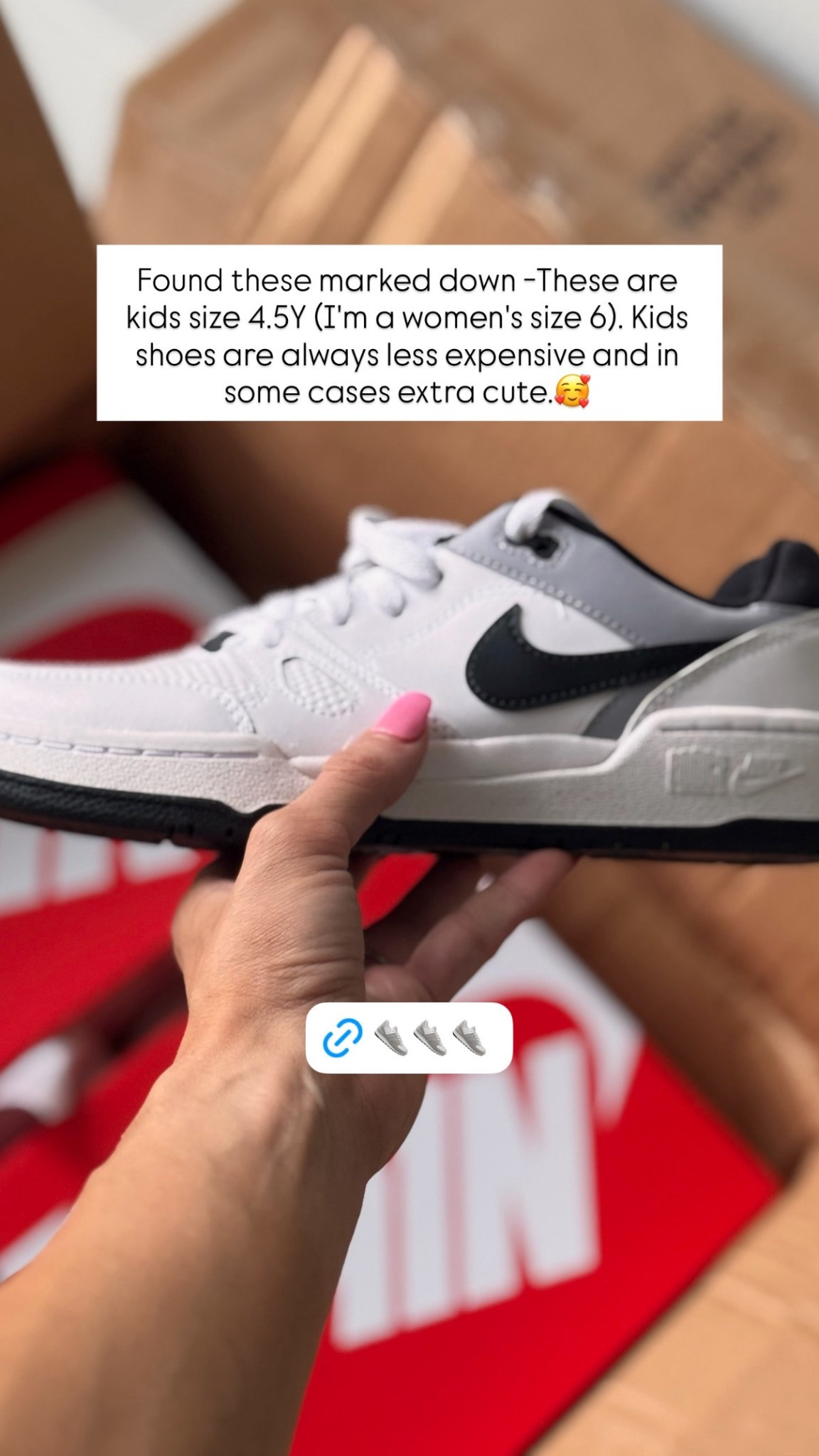 Hot tip: shop the big kids shoes!! I wear a size 4.5 (size 6 in women’s) and I find they’re cheaper and super cute! 

#LTKFindsUnder50 #LTKActive #LTKStyleTip