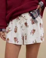 Aerie Cindy Lou Off-Duty Flannel Boxer | Aerie