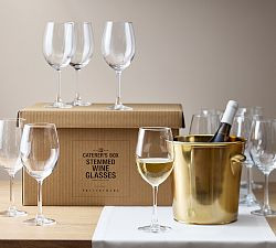 Caterer's Box Wine Stem Glasses - Set of 12 | Pottery Barn (US)